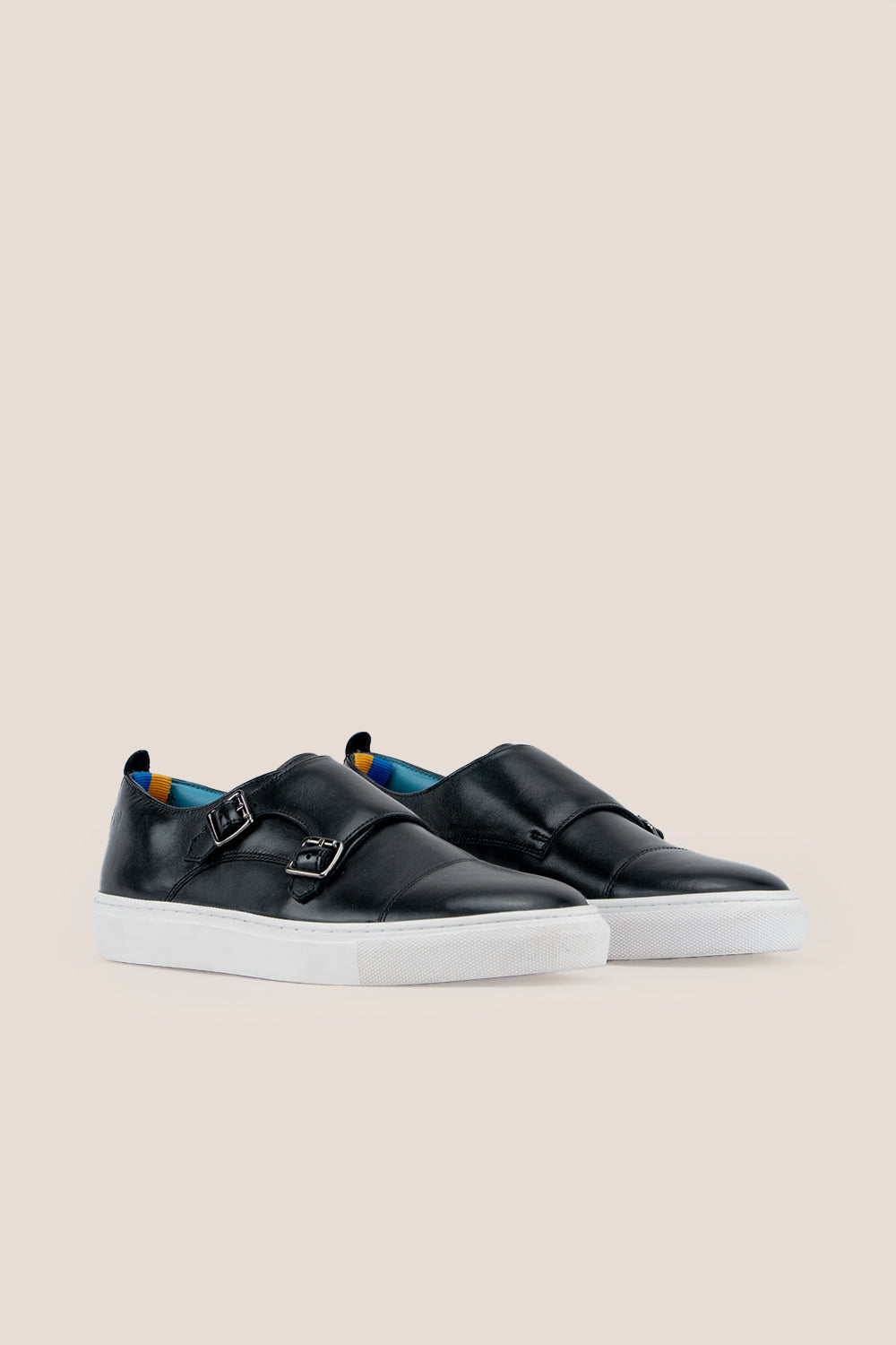 Nash Black Monk leather sneakers from Oswin Hyde