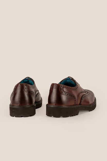 Gordon Brown Men's Leather Derby Brogue Shoe | Oswin Hyde