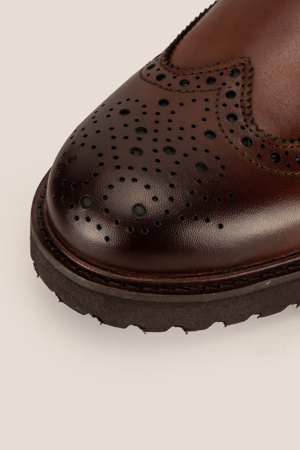 Gordon Brown Men's Leather Derby Brogue Shoe | Oswin Hyde