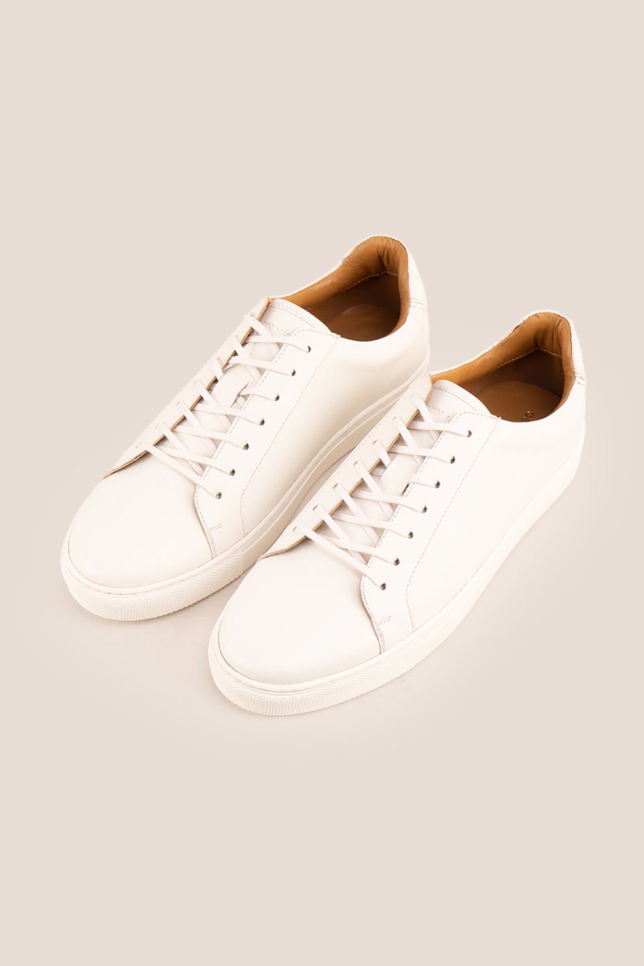 Harper white leather classic trainers for men featuring sleek design, premium leather construction, and comfortable fit ideal for casual and smart looks.