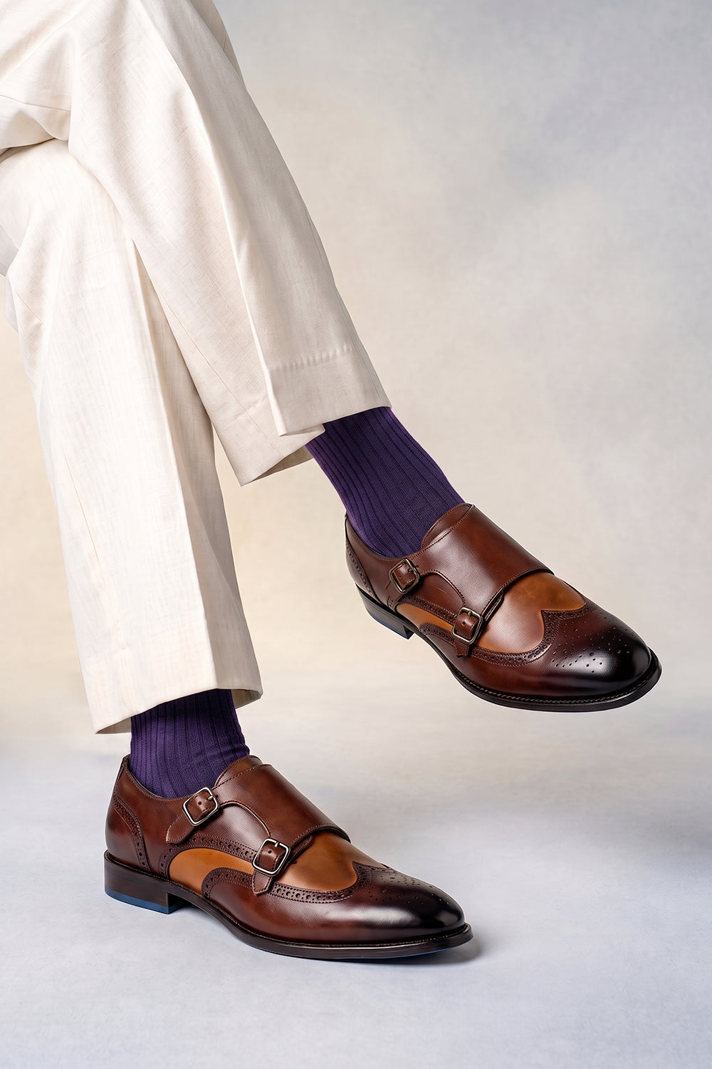 Premium solid socks designed by Oswin Hyde for the discerning gentleman.