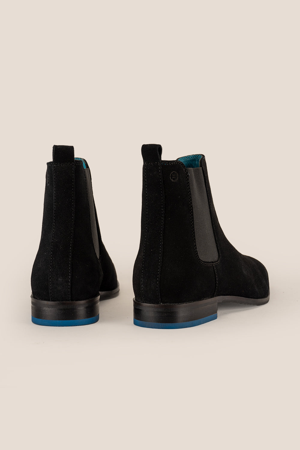 Vinnie Black Suede Chelsea Boots | Oswin Hyde