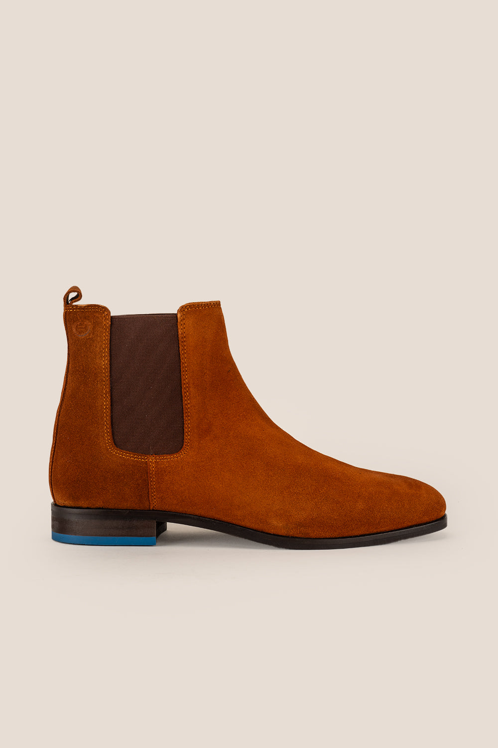 Vinnie Rust Suede Chelsea Boots | Oswin Hyde