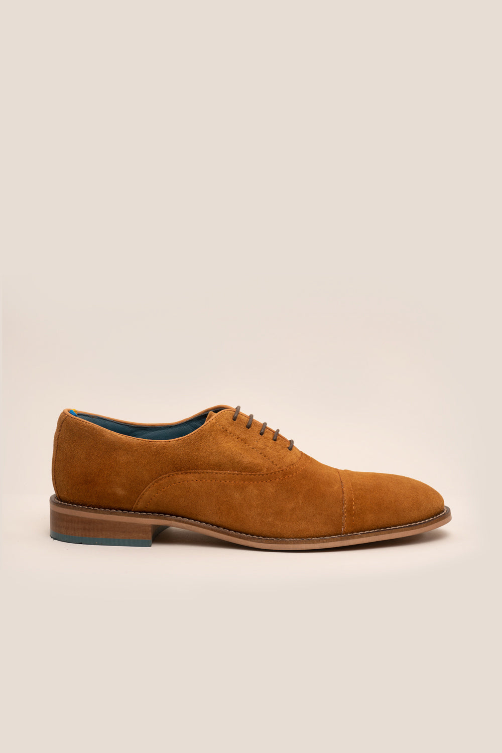William Tobacco Suede Brogue Shoes Oswin Hyde
