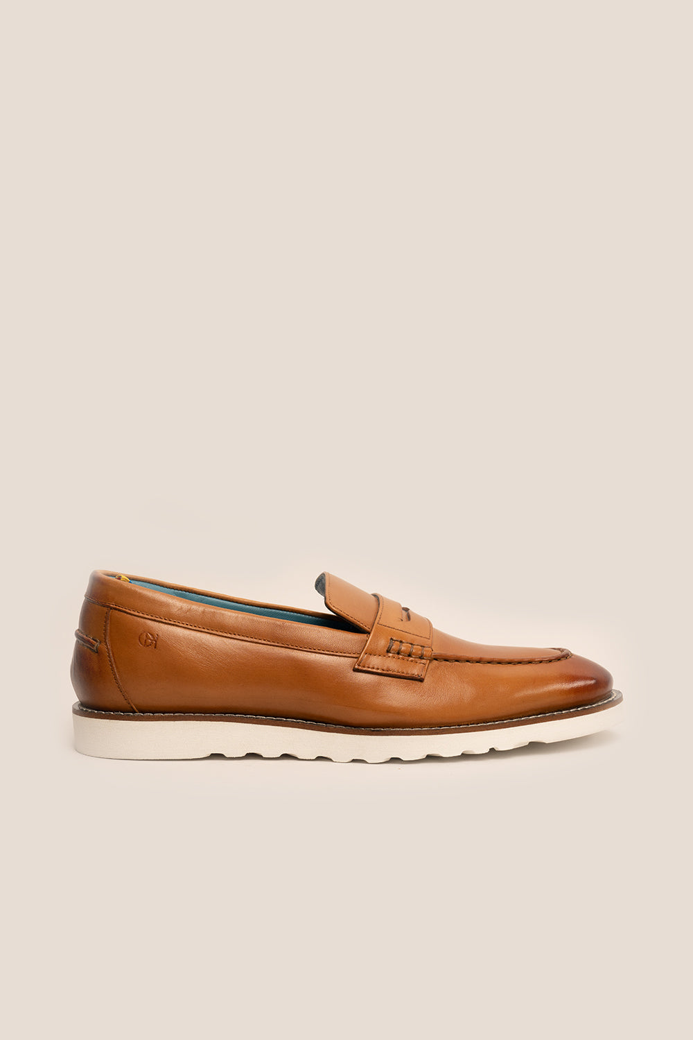 Mens Tan Leather Loafers Oswin Hyde
