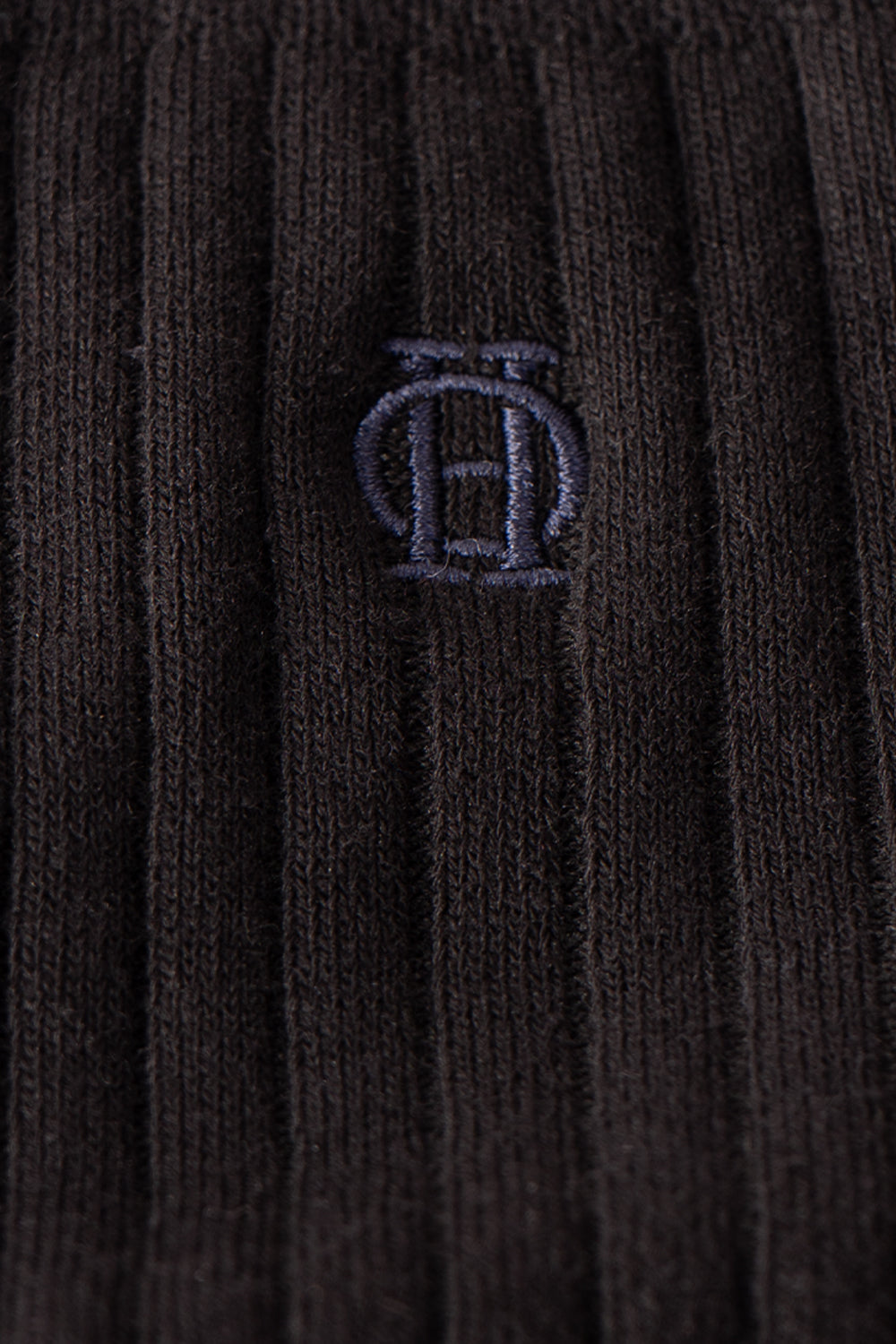 Premium black cotton socks designed by Oswin Hyde for the discerning gentleman.
