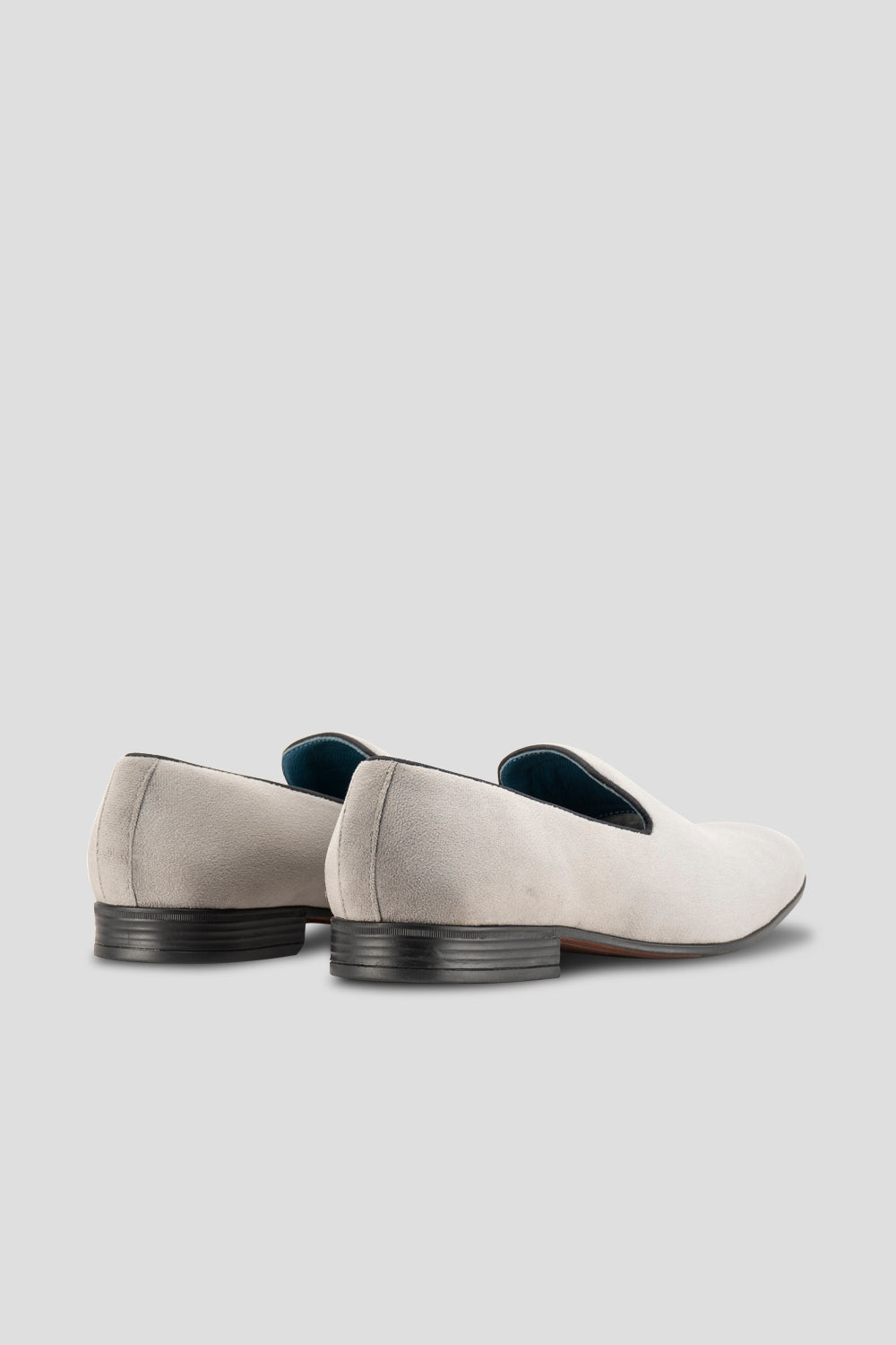 Alfie Grey velvet slippers loafer